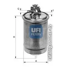 Топливный фильтр UFI 2443000