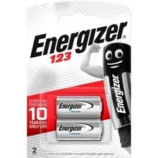 Батарейка Energizer Lithium CR123 2шт