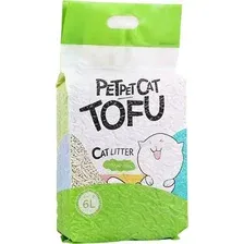 Наполнитель для туалета Petpet Cat ToFu (зеленый чай, 6л /2.5кг)