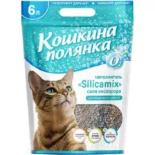 Наполнитель для туалета Кошкина Полянка Сила кислорода 6 л