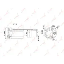 Топливный фильтр LynxAuto LF985M