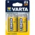Батарейка Varta солевая, R20/D, Superlife, 2 шт