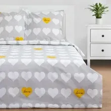 Евро комплект постельного белья Этель Heart 6632103