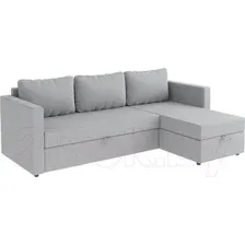 Диван угловой Mio Tesoro Тилаус короткий подлокотник (lt Grey)