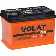 Автомобильный аккумулятор VOLAT EFB R+ (78 А·ч)