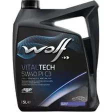 Моторное масло WOLF VitalTech 5W40 PI C3 / 21116/5 (5л)
