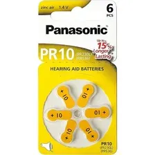 Батарейка Panasonic PR10 PR230/PR536 PR-10L/6LB (6 шт)