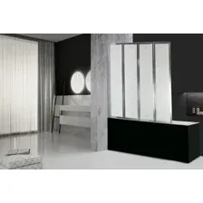 Стеклянная шторка для ванны Cerutti Spa Bouna 130x140
