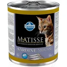 Влажный корм для кошек Farmina Matisse Mousse Sardine (300г)