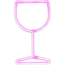 Ночник ILikeGift Glass подвесной 151-2022056 (розовый)