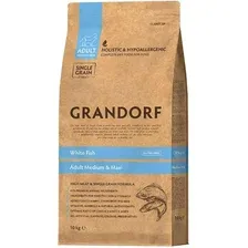 Сухой корм для собак Grandorf Medium & Maxi Breeds White Fish (с белой рыбой) 10 кг