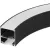 Алюминиевый профиль Arlight SL-ARC-5060-D1000-A90 Black 029268