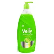 Средство для мытья посуды "Velly" Premium лайм и мята (флакон 1000 мл)
