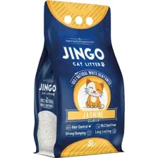 Наполнитель для кошачьего туалета Jingo Jasmine+Color Granules, 5 л