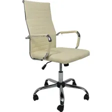 Офисное кресло AksHome Elegance Light Eco, кремовый