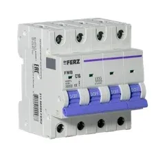 Выключатель автоматический Dr.Ferz FMB-C 6kA 4P 16 C / 21100098FERZ