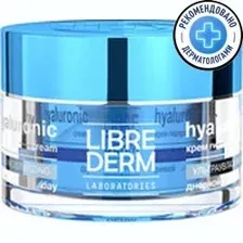 Librederm Крем для лица Гиалуроновый Ультраувлажняющий Дневной Для сухой кожи (50 мл)