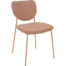 Стул Stool Group Gigi DRC-9155-B (коричневый букле/ножки розовые)