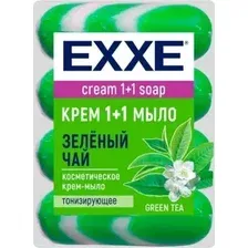 Набор мыла Exxe 1+1 Зеленый чай (4x75г)