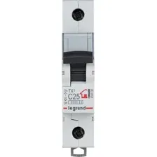 Выключатель автоматический Legrand TX3 1P C 25A 6кА 1M 404030