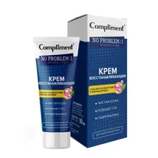 Крем для лица Compliment восстанавливающий для проблемной кожи с АНА-ВНА-РНА кислотами и чайным деревом 50мл
