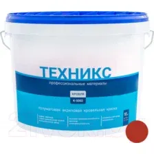 Краска Техникс Для кровли К-5002 (10кг, красный)