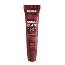 Блеск-бальзам для губ LUXVISAGE WONDER GLAZE volume & care 12 г 103 тон