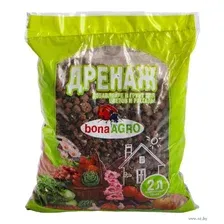 Дренаж для растений Bona Agro Керамзит мелкий (2л)