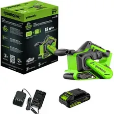 Ленточная шлифмашина Greenworks G24BS 3100607CUA (с 1-им АКБ)