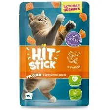Hitstick для кошек (Рыба в соусе) 75 г х 28 шт