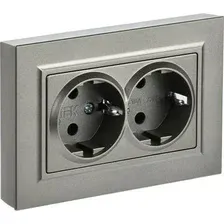 Розетка IEK Brite BR-R21-16-K37-F