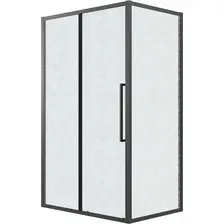 Душевой уголок Grossman Cosmo 110x100x195 120.K33.02.1110.21.02 (черный матовый/стекло шиншилла)