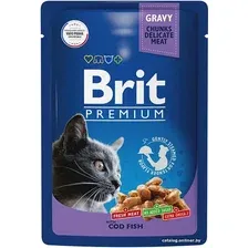 Пресервы Brit Premium треска в соусе 85 г