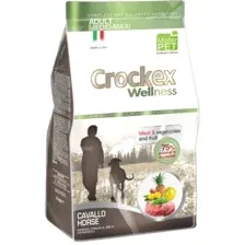 Сухой корм для собак Crockex Wellness Medio-Maxi Adult Horse &amp; Rice 12 кг