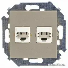 Розетка телефонная Simon 1591589-034 (шампань)