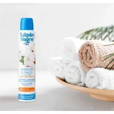 Дезодорант-спрей для тела женский Хлопок и тальк Tulipan Negro 200 мл