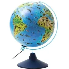 Школьный глобус Globen Зоогеографический с подсветкой Ве012100249