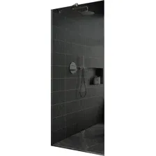 Душевая стенка MaybahGlass 195x119 MGD-686-5у (графитовое стекло/хром матовый)