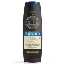 Гель-душ Вiтэкс For Men Aquatica 3 в 1, ледниковая вода и цитрус юдзу, 400 мл