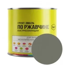Грунт-эмаль по ржавчине быстросохнущая LIDA (cерая) 2 л