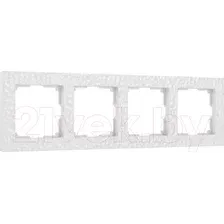 Рамка для выключателей и розеток Werkel W0042401 / a052523 (белый)