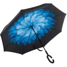 Зонт-трость Wahoo Небесный цветок YF7396 (blue)