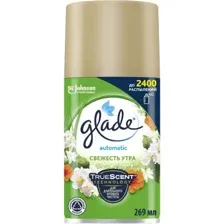 Сменный аэрозольный баллон Glade Automatic свежесть утра, 269 мл