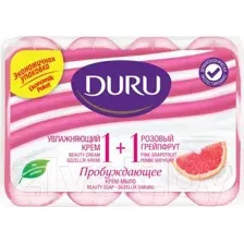 Крем-мыло DURU 1+1 Розовый грейпфрут 4*80г