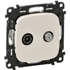 Розетка Legrand Valena Allure 753858 (слоновая кость)