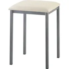 Табурет AMC Comfort 7 Г К4.3 (кожзам, бежевый/графит)