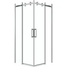 Душевой уголок Grossman Classic 90x90x195 300.K33.04.9090.10.00 (хром/прозрачное стекло)