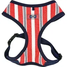 Шлейка Puppia Zorion PATA-HA1711-SR-XL (красный/полоски)
