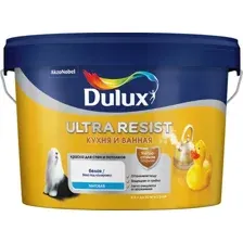 Краска Dulux Luxium Ultra Resist Для кухни и ванной BW (2.5л, матовый)