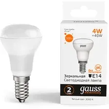 Светодиодная лампочка Gauss Elementary R39 4W 300lm 3000K E14 LED 63114